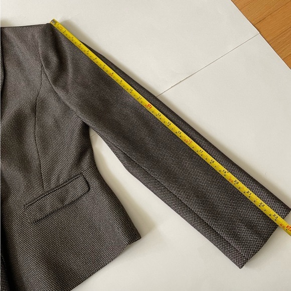 Ann Taylor Herringbone Blazer NWOT Size 8 Petite - Picture 12 of 12